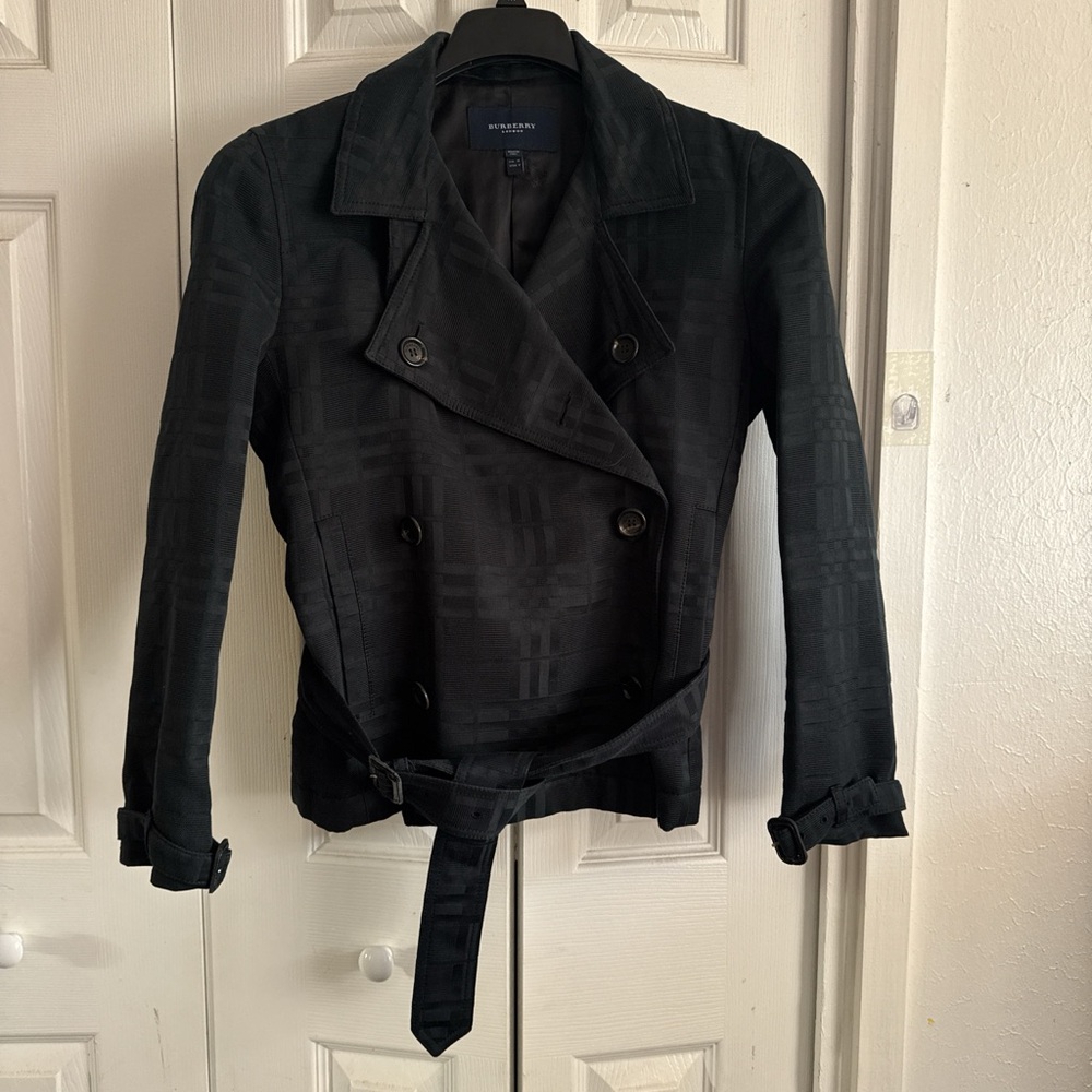 Burberry Black Trench Coat